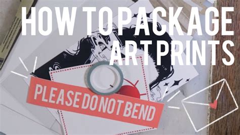 how to package art prints